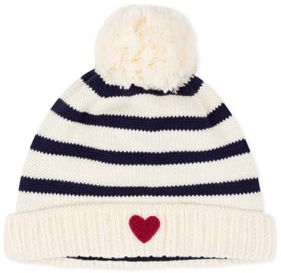 Petit Bateau Bonnet Ray Hat 24 Mois,Marshmallow/Soir