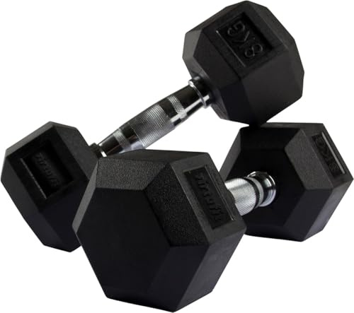 VirtuFit Hexa Kurzhantel Dumbbell Set – 2 x 3 kg