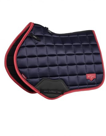 LeMieux Loire Classic Close Contact Square - Navy/Cranberry - Large
