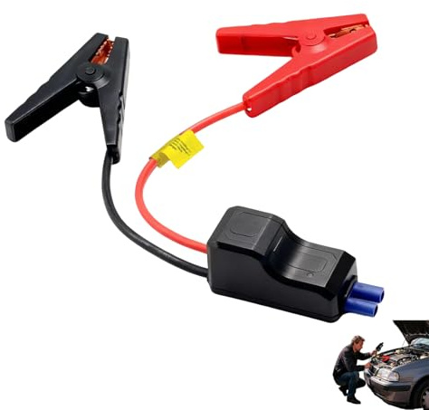 Câble de Démarrage Intelligent Portable pour Véhicule 12V avec Pinces Crocodile de Rechange, Matériau Durable et Protection Avancée, Accessoire Essentiel pour Démarreur de Saut d’Urgence de Voiture