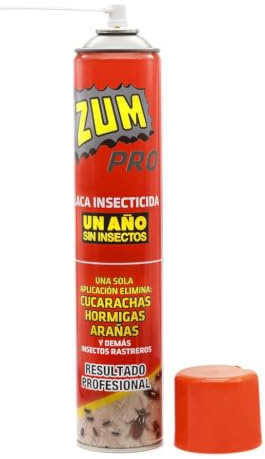 ZUM PRO XL LACA INSECTICIDA, UN AÑO SIN CUCARACHAS | ZUM PRO XL 750ML UN AÑO SIN INSECTOS RASTREROS