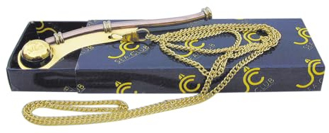 Bootsmannpfeife in Geschenkbox Bootsmannspfeife Messing & Kupfer Sea-Club