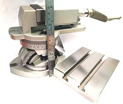 Precision Jaw Width 50 mm Modular Milling Machine Vise & Boring Table- 2 Axis Movement