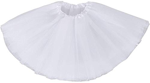 Ksnnrsng Dam balett tutu tyll kjolar 3 lager pettiskirt miniklänning för att klä upp fest danskostymer