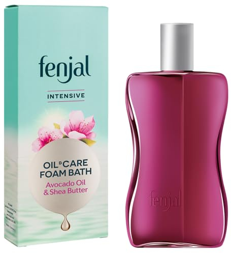 Fenjal Intensive Oil & Care Foam Bath, Luxurious Bubbles, Nourished Skin, Bergamot & Vanilla, 200 ml