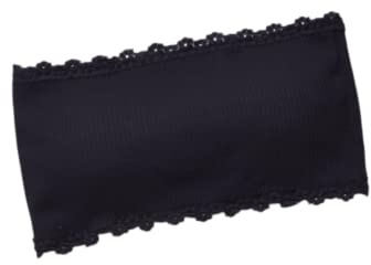 TONONE Reggiseno senza spalline senza fili | Reggiseno elastico imbottito a fascia - Reggiseno senza spalline senza fili, top in tubo a fascia，Nero