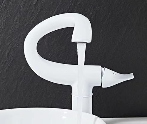 Graue Waschtischarmatur warmes und kaltes Handwaschbecken mit einem Paar 60 cm Schläuchen