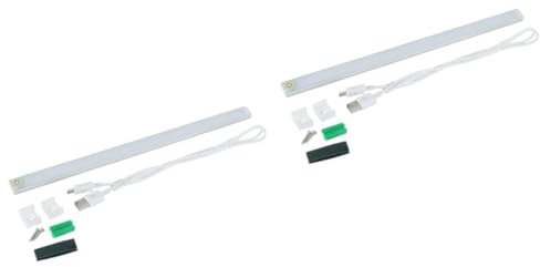 Mikikit 2st Schrankbeleuchtung Led-licht Led-touch-sensor-licht Led-sensorlicht Stufenlos Dimmbare Sensorleuchte Berührungssensorlicht Dimmbares Sensorlicht Spiegellicht Berühren Weiß