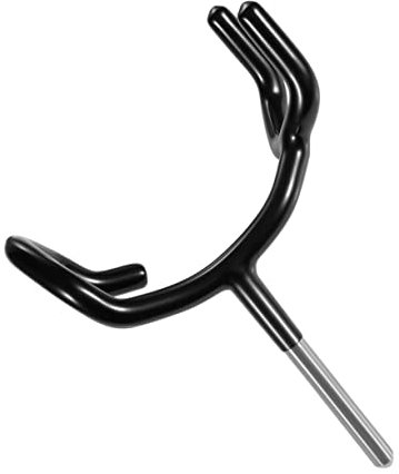 TOYANDONA Soporte De Micrófono De Metal Negro Soporte Tipo y Resistente Para Trípode Con Vástago De Acero Inoxidable Para Pértigas