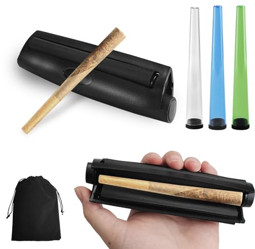 110 mm Drehmaschine Zigaretten Joint, Drehhilfe Joint Roller, Zigarettendrehmaschine mit Filter, Cigarette Roller Machine, Zigaretten Zubehör Rollmaschine, Konische Tabak Drehmaschine, Drehhilfe