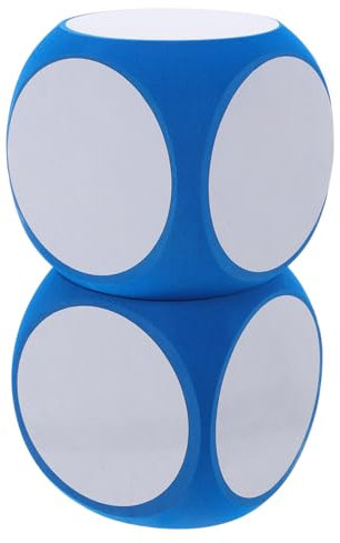 Generico 2 Pz Dadi di Schiuma Enorme puntello di Dadi Grandi Dadi di gommapiuma Blocchi da Costruzione per Bambini Giocattolo dei Dadi Giocare a Dadi cubetti di Dadi Giocando a Dadi