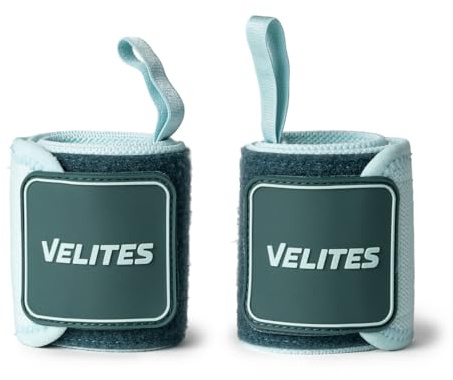 Velites Muñequera de Tela Flexible para Crossfit, Barra, Talla Única, Menta