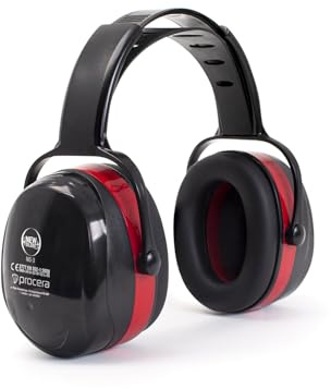 Generico Cuffie antirumore New Silent NS‑3 – protezione acustica SNR 34 dB, leggere e confortevoli, cuffie BHP durevoli con morbidi pads, regolabili EN 352‑1
