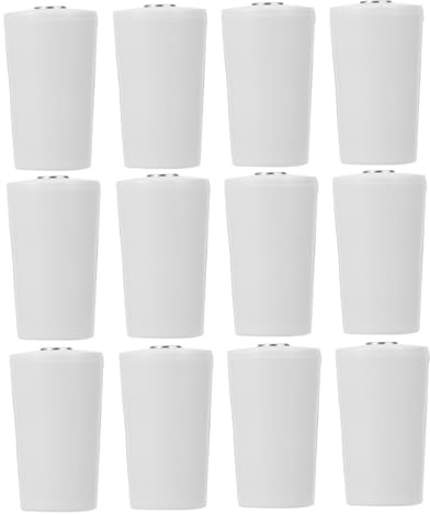 HOMSFOU 12pcs Roller Shutter Stoppers Replacement Window Blind Stops Sturdy Stopper for Roller Shutter Secure Fit White