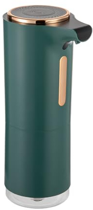 Seifenspender Automatisch 250ml Wandbefestigung Berührungslos Elektrischer Seifenspender Automatic Soap Dispenser IPX4 Wasserdichtigkeit, für Küchen, Bädern, Hotels, Schulen usw (Grün)