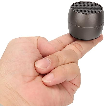 MENDUNER Kleiner Bluetooth Lautsprecher, Drahtlose Lautsprecher, Kleines Volumen, IP67 Wasserdicht, Perfectmini für Dusche, Zimmer, Fahrrad, Auto, für Männer, Frauen (dunkelgrau)