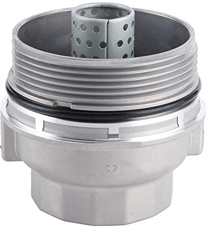 Sostituzione del gruppo coperchio dell'alloggiamento del filtro dell'olio adatto per Sienna 2006 2016 Highlander 2008 2016 Venza 2009 2016 Premium Metal Silver OEM 1562031060