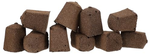 Veemoon Bloques de Cultivo sin Suelo 10 Piezas 30x30x40mm para Plántulas de Flores y Verduras Nutrientes, Tierra para Jardinería y Planteles, Absorción de Agua y Permeabilidad Alta