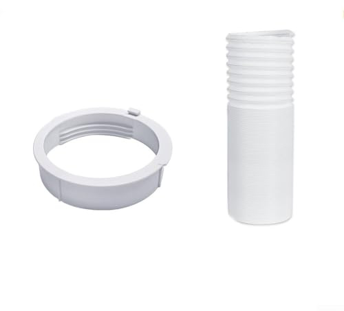 Dolvitrny Tubo di scarico portatile per condizionatore d'aria Midea, kit connettore per sfiato CA da 15 cm di diametro, tubo di raffreddamento estensibile fino a 1,5 m, ABS PP resistente al calore