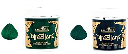 La Riche 2 Pack Directions Semi-Permanent Hair Colour Dye Alpine Green & Apple Green