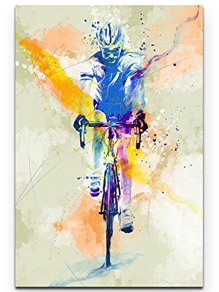Radsport VI 90x60cm auf Leinwand gespannt fertig zum aufhängen