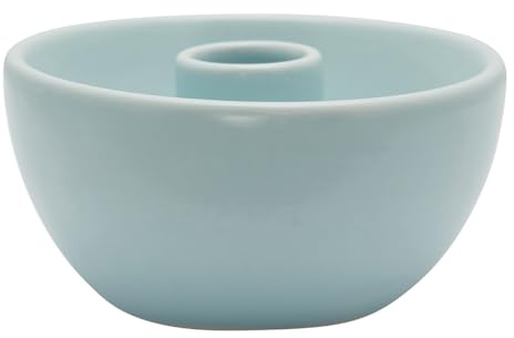GreenGate - Kerzenleuchter - Rund - Pale Blue - Ø10 x H5 cm