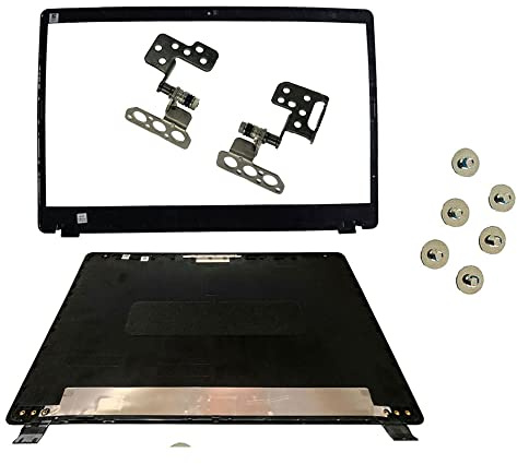 Accessoires Ordinateur Portable pour Acer Aspire 3 A315-42 A315-42G A315-54 A315-54K A315-56 N19C1 60.HEFN2.001 LCD Couverture arrière Boîtier Coque(Noir) & Charnières & Couvercle de déflecteur Avant