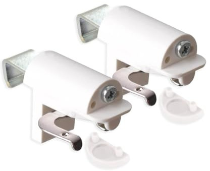 Universal Klemmträger für Jalousien mit 25 mm Lamellen - 2 Klemmträger - Ideal für Dreh/Kippfenster - Window-Decoration.com