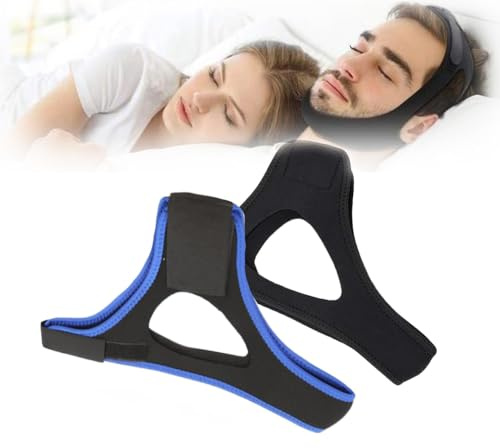 2PCS Airflow Jaw Strap Veralabs, Luftstrom-Kiefergurt Veralabs, Air Flow Kieferriemen, Veralabs Kinn Schlaf Gurt Schlafmaske, Anti Schnarchen Kinnriemen, Komfortabel Schnarchstopp-Hilfsmittel