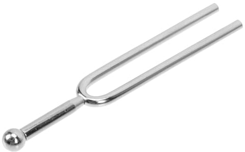 A-stimmgabel 440 Hz Rund aus Edelstahl für Bratsche und Gitarre | Silber, Tragbar mit Professioneller Struktur, Präzises Zubehör für Musiker