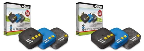 Aquael M161479 Wkład Gąb. Standard Ultramax/Maxikani, 1 kg (Packung mit 2)
