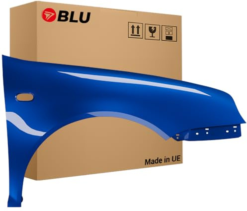 BLU Premium Kotflügel Passend für VW Volkswagen Golf IV 4 LW5Z Rechts Blau | 1997-2006 | Vorderseite Vorne | Verzinkt & Lackiert | Einbaufertig