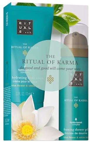Rituals, The Ritual of Karma | Set - hydrating body cream (70ml, 2.3 fl.oz) + foaming shower gel (50ml, 1.6 fl.oz)