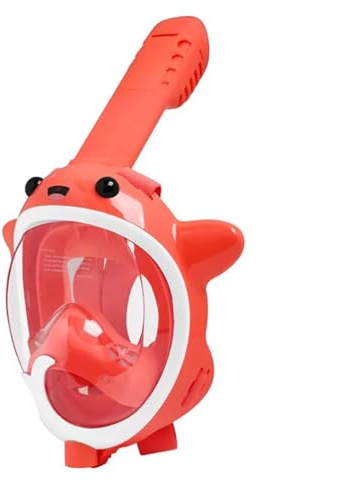 BUBEFSKD Máscara De Snorkel para Niños Plegable con Vista Panorámica 180 Grados Antiniebla