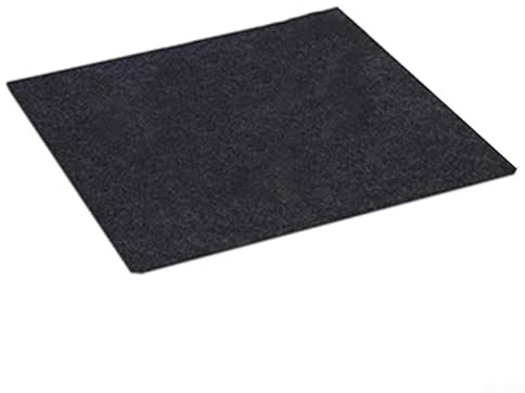 Volakebeing Alfombrilla ignífuga para parrilla de barbacoa, no resistente al aceite, 50 x 36 pulgadas, protector de parrilla ignífugo para cocinar al aire libre, patio, garaje, PP y