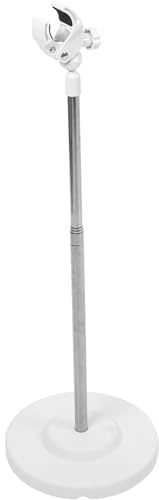 MOBUTOFU Supporto in Acciaio Inox Asciugacapelli Animali Domestici per Regolabile e Morsetto Fino a 6cm Base Stabile per Toelettatura Professionale e Uso Domestico