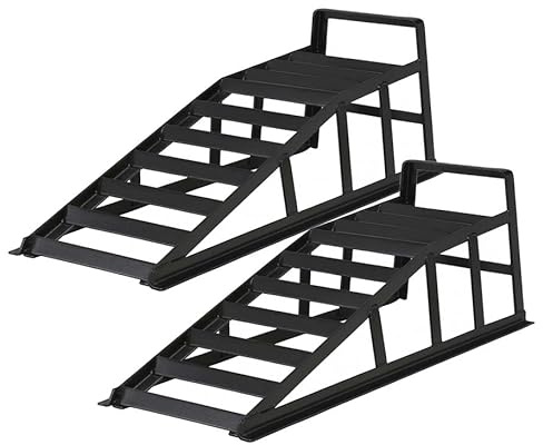Wiltec Rampa de Carga Set de 2 hasta 2 toneladas por par, 940 x 310 x 270 mm, rampa de Carga para vehículos de Acero