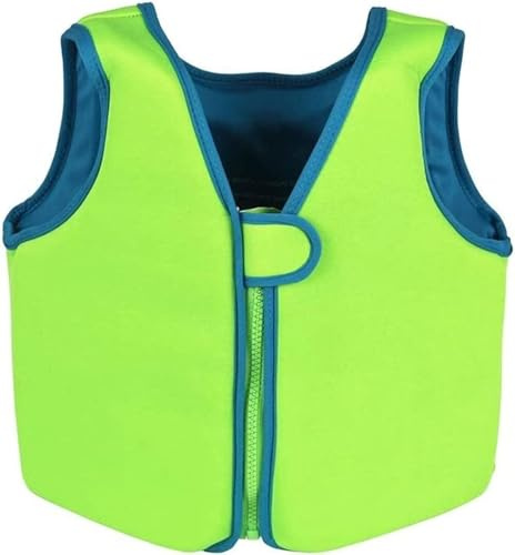 Giacca da Surf in Neoprene for Bambini con Cerniera, Giacca da Surf for Ragazzi e Ragazze, Kayak, Surf, Nuoto e Rafting(Green,XXL (10-12 Years))