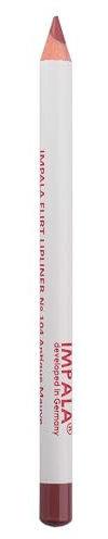 IMPALA | Lippenkonturenstift Nº 104 Antikes Malve lipliner | Cremiger, wasserfester Langzeit-Lippenstift | Volumen-Effekt für die Lippen | Matte Langzeit-Lippenstifte, Professionelles Make-up