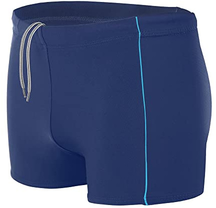 Aquarti Bañador para Hombre Tipo Boxer, Azul Oscuro/Azul, 6XL