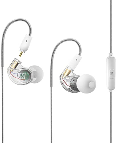 MEE audio M6 VR in-Ear Gaming Headphones Earphones w/Short Cord for Oculus Quest 2 & Other VR Headsets + Mic Cable for PS5, Xbox, Nintendo Switch, PC