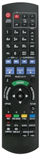 2IN1 N2QAYB000344 N2QAYB000338 Replacement Remote Control Fit for Panasonic DVD Recorder DMR-XW450 DMR-XW350