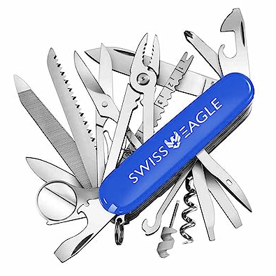 Swiss Eagle Ranger Multi-Tool 30 Tools All in Your Pocket Blue