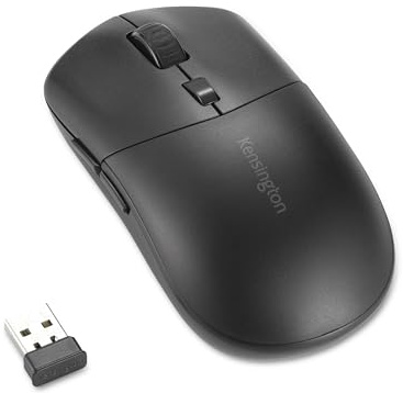 Kensington MY430 EQ trådlös uppladdningsbar 2,4 GHz Bluetooth-mus, yttre fodral tillverkat av 65% återvunnet innehåll (PCR), med upp till 4 månaders batteritid per laddning (K75507EU)