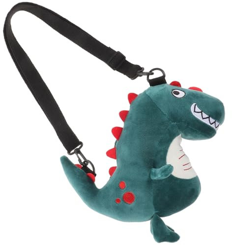 TOGEVAL Plüsch-geldbörse Dinosaurier Geldbörse Cartoon Münztasche Schlüsseltasche Für Mädchen Junge Mädchen Taschen Kreative Brieftasche