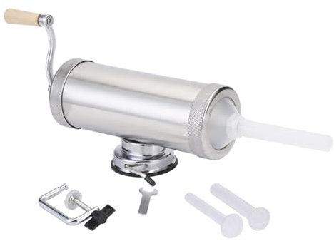 Sausage Stuffer Maker 5lbs 3 Sausage Nozzle Attachments Fast Sausage Filling