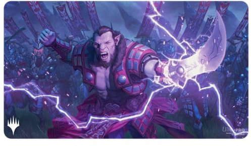 Ultra PRO - Tarkir Dragonstorm Zurgo Stormrender (Mardu Surge Commander Deck) Tapete de juego para Magic: The Gathering, tapete de mesa para juegos, accesorio de juego de cartas, tapete de juego TCG