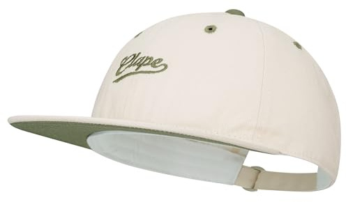 CLAPE Casquette de Baseball Homme Femme Chapeau Solaire Reglable Bord Plat Casquette Sport Coton Protection UV Cream BSAP2546