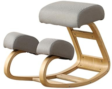 Generisch Kniestuhl, Ergonomischer Haltungsstuhl Mit Hochelastischem Schwamm, Verstellbarer Knieschreibtischstuhl Aus Holz, for Das Lernen Und Arbeiten Von Zu Hause Aus(Style 3)