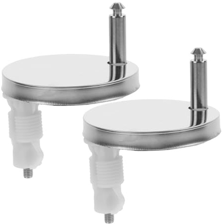 Operitacx Viti di Fissaggio per Sedile Wc, Bulloni e Dadi di Fissaggio a Cerniera, Kit di Ricambio per Montaggio Copriwater Standard, Accessori per Sedili Wc Facili da Installare,